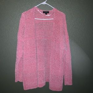 Pink sparkly cardigan